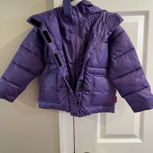 Onekid road coat size 4 purple